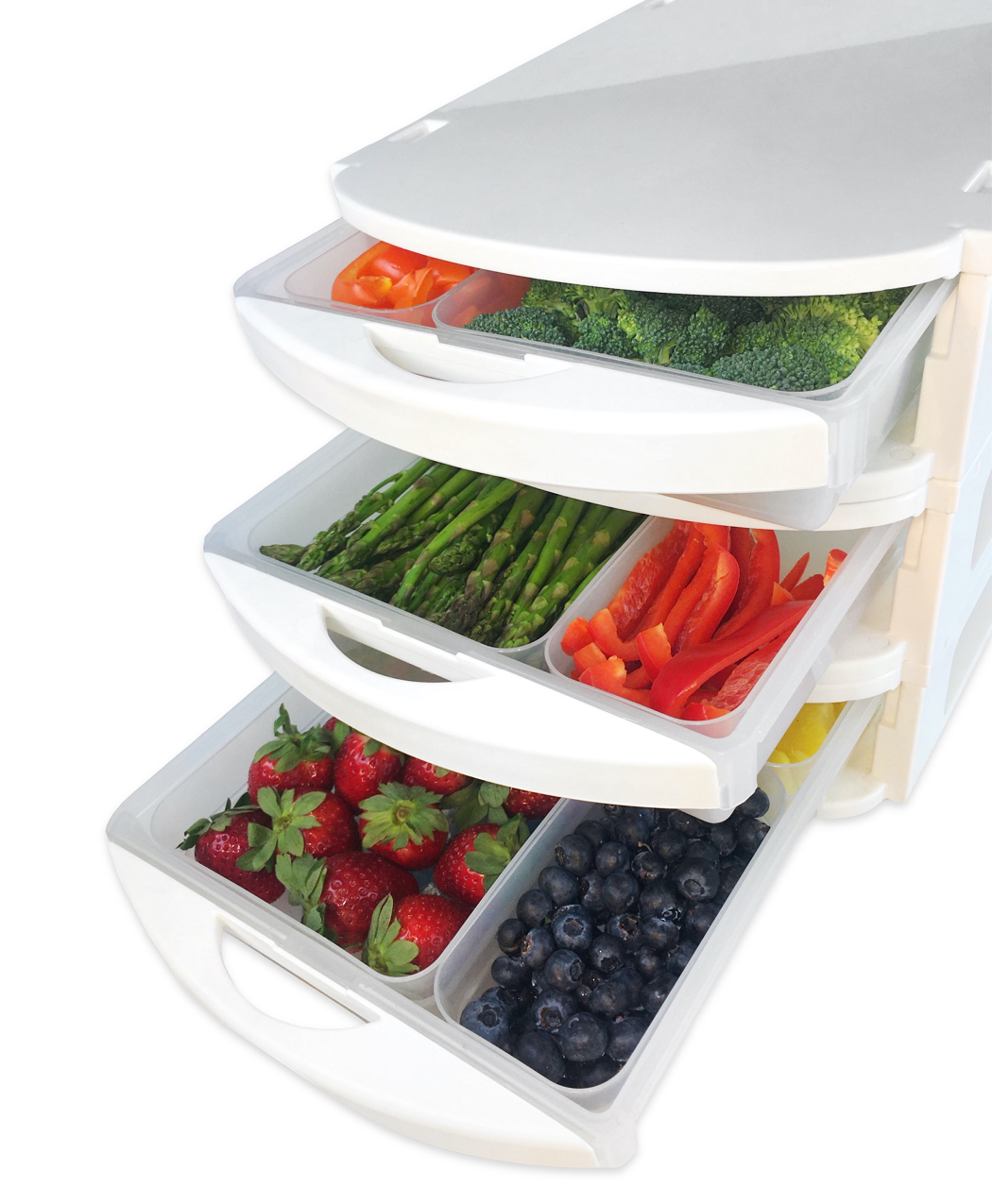 TRIPLE-DECKER ORGANIZER (24 PIECES) Lids not shown (with FREE SHIPPING!)