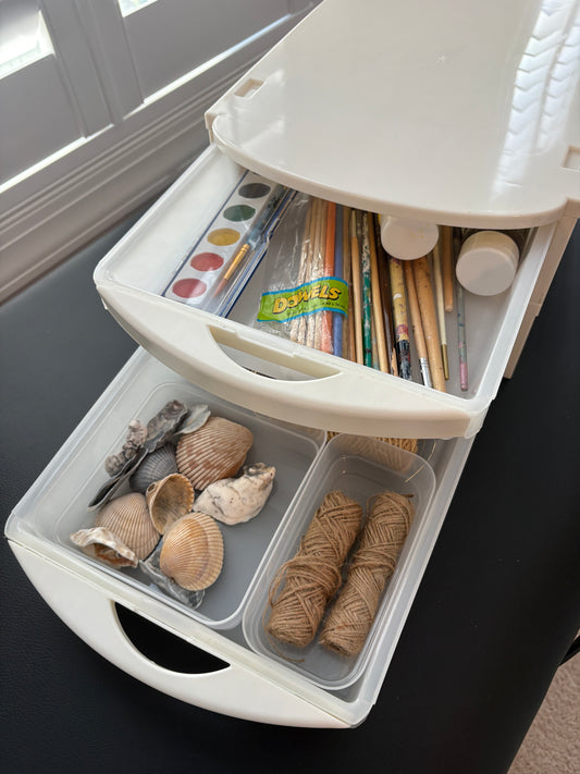 TrayWorks DOUBLE DECKER Organizer (No Lids) HOME & OFFICE Use