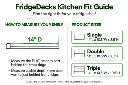 FridgeDecks Double-Decker - 14 Piece Set with Flexi-Lids